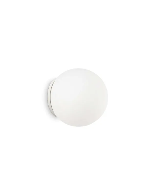 Ideal Lux Mapa Bianco AP1 D15 applique sfera bianca 15 cm Spedito Oggi