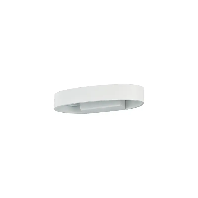 Vendita Finale ideal lux zed ap1 oval bianco applique led moderna una luce lampada da parete IDEAL LUX 115153