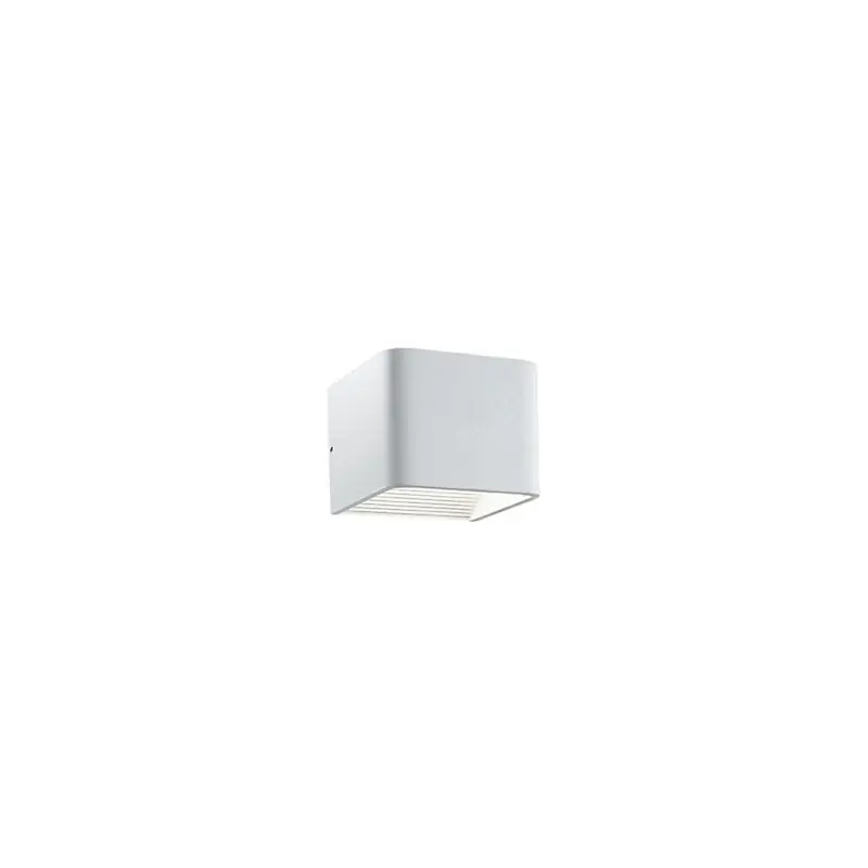 Ultime Pezzi ideal lux click ap d10 bianco small applique cubo led bianco design moderno IDEAL LUX 051444