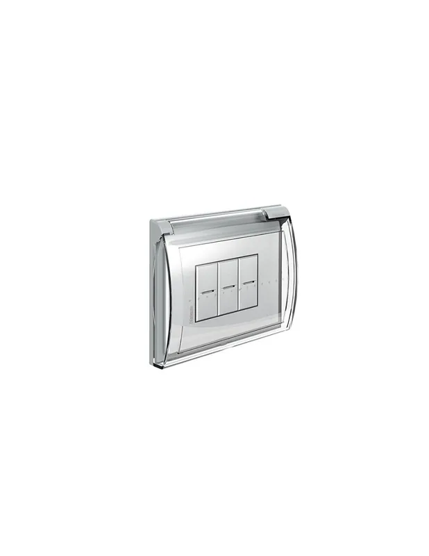 Custodia di protezione Idrobox cover universale IP44 3 posti Bticino Ultimissimo Modello