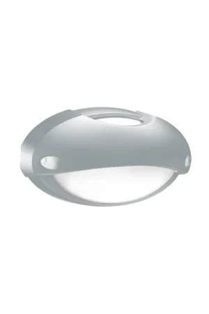 Nuovo Arrivo lombardo plafoniera airy top ov 300 e27 grigio ip54 lombardo lb8232g