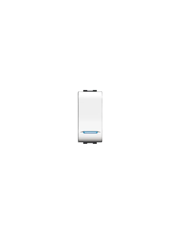 Professionale Deviatore elettrico luminoso bianco life living elettrocanali ecl4013wh