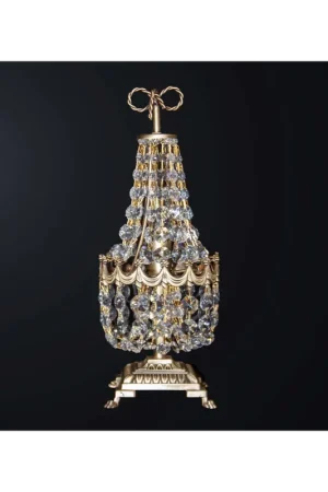 A Buon Prezzo Lumetto classico in ottone e cristallo a 1 luce BGA 3371/lp