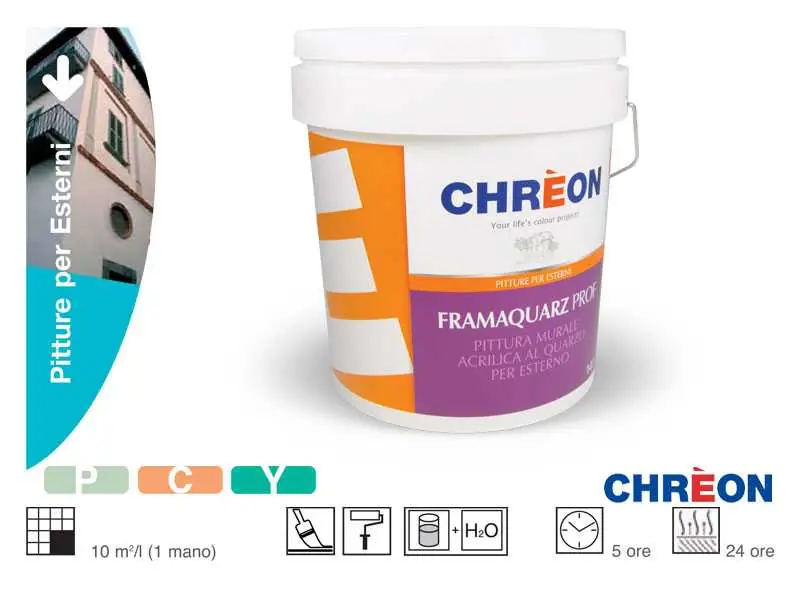 IDROPITTURA CHRÈON FRAMAQUARZ PROFESSIONALE 5lt A Buon Prezzo
