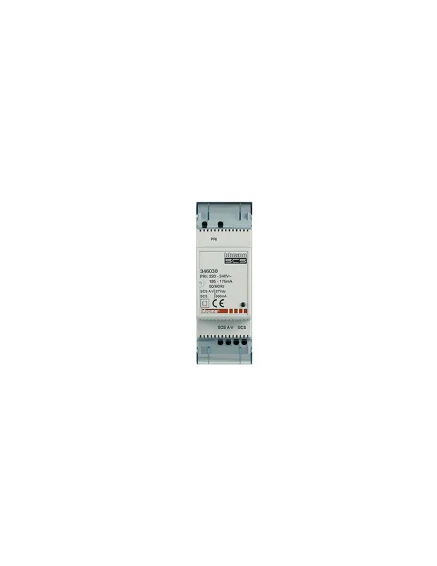 Alimentatore compatto 2din 230v per video integrato 2fili attacco din bticino Super Prezzo
