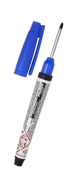 Economico Pennarello marcatore per profondità segna fori - Blu