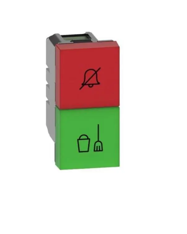 Portalampada con due led Bticino MatixGo per hotel - J4373 Ultimissimo Modello