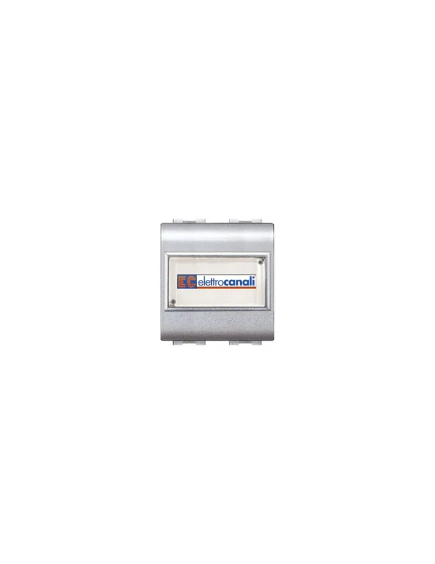 Prezzo Scontato Pulsante elettrico con targa portanome 2 moduli my life elettrocanali