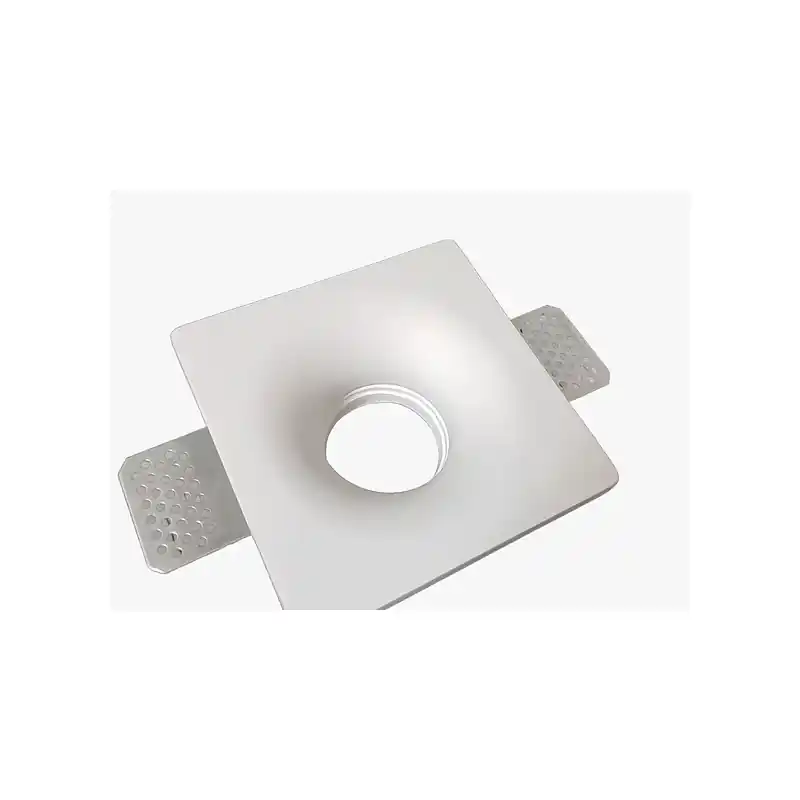 Scelto Dai Clienti porta faretto da incasso conico quadrato in gesso ceramica fisso a scomparsa per controsoffitto csf045