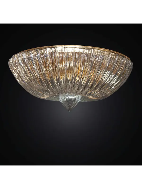 Non Perdere Plafoniera classica in cristallo trasparente a 4 luci BGA 2401/pl50