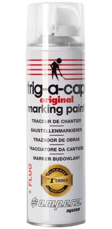 Smalto spray Tracciatore fluorescente MARKER PAINT 500ml BIANCO Pagamento Sicuro