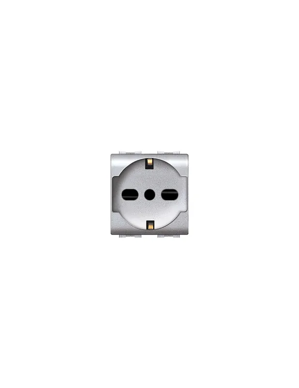 Direttamente Dal Produttore Presa unel bipasso sicurezza 2p+t 10/16a living tec elettrocanali