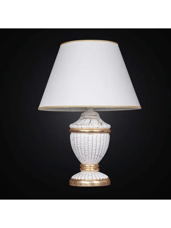 Nuova Collezione Lume grande classico in vetro foglia oro a 1 luce BGA 2638/lg