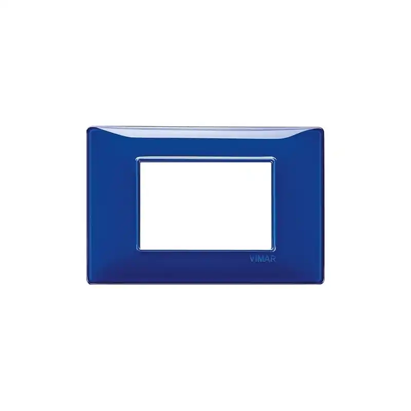 Super Prezzo vimar plana placca 3 moduli reflex zaffiro mostrina vimar 14653.50