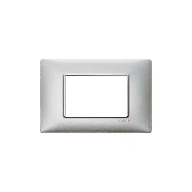 vimar plana placca 3 moduli argento metallizzato mostrina vimar 14653.71 Super Prezzo
