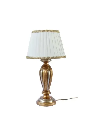 Lumetto classico in legno foglia oro-argento 1 luce Dbs 501/bp Saldi