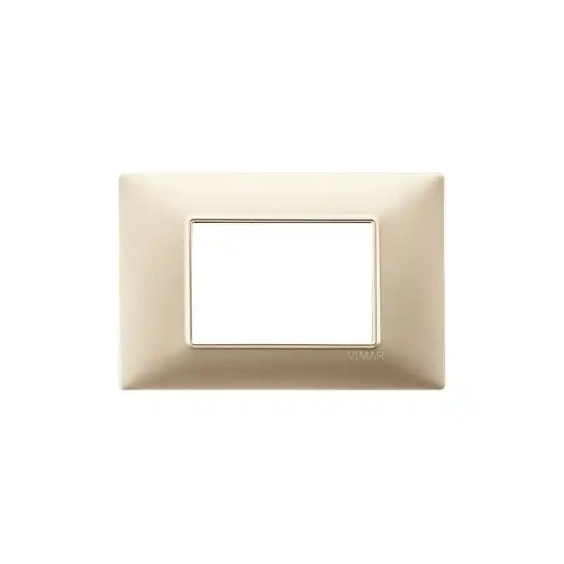 vimar plana placca 3 moduli champagne opaco mostrina vimar 14653.22 Offerta Lampo