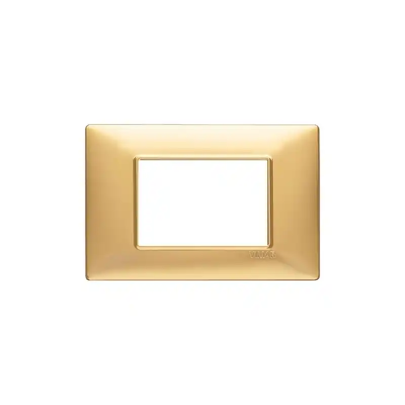 Offerta vimar plana placca 3 moduli oro opaco mostrina vimar 14653.25