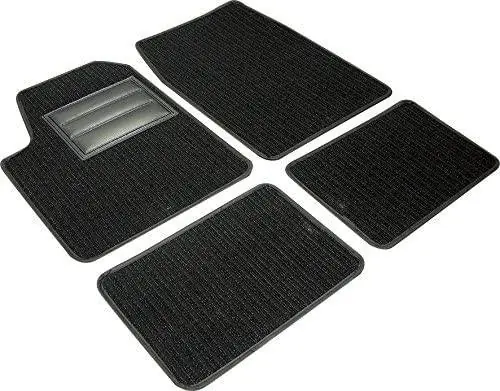 Occasione Imperdibile SET 4 TAPPETI AUTO UNIVERSALI IN MOQUETTE NERI