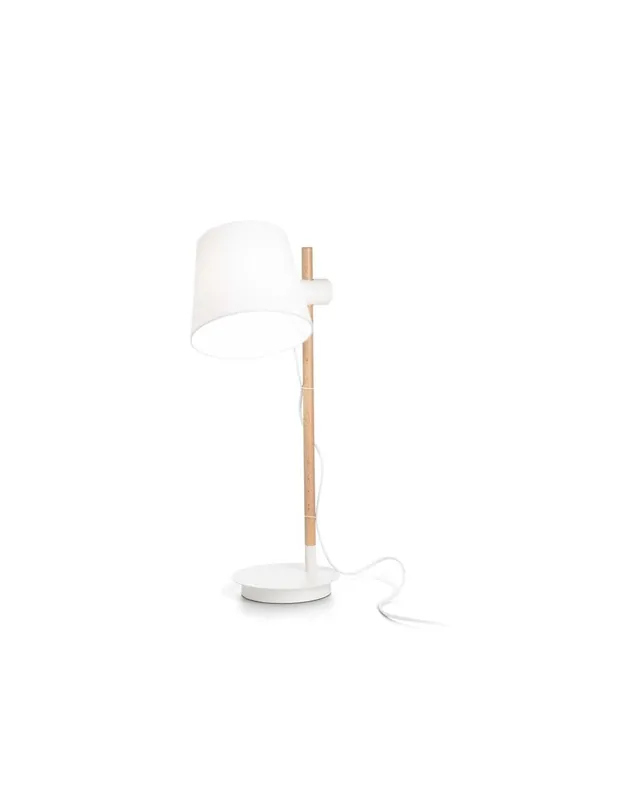 Offerta Speciale Ideal Lux Axel Tl1 Bianco abatjour da tavolo