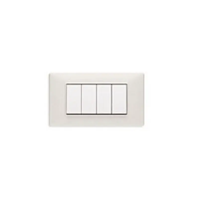 vimar plana placca 4 moduli bianco granito mostrina vimar 14654.06 Offerta Speciale