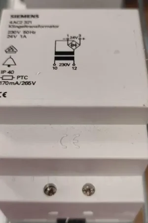 Direttamente Dal Produttore Alimentatore Siemens 230V 50Hz 1A 24V - 4AC2321