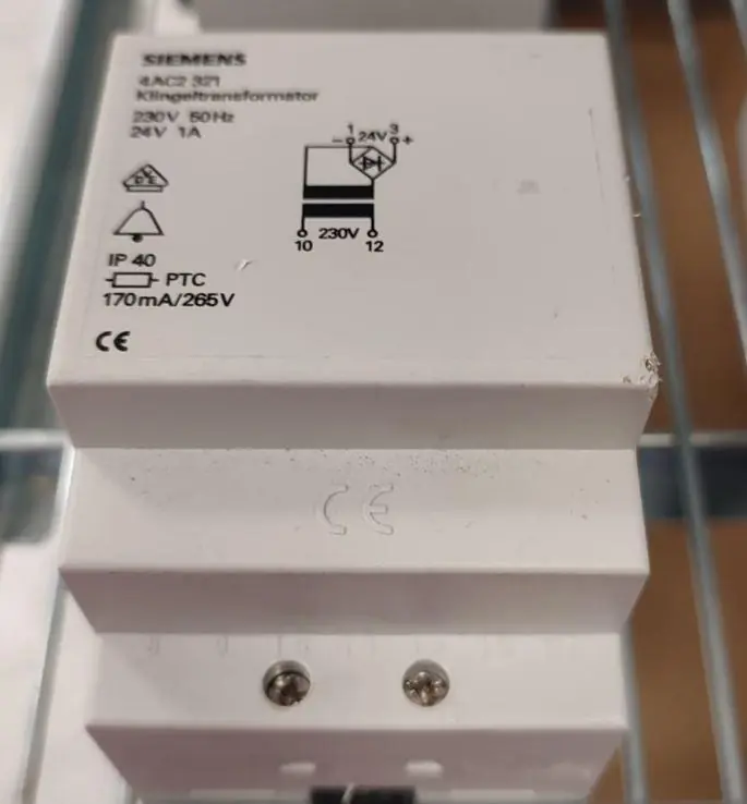 Direttamente Dal Produttore Alimentatore Siemens 230V 50Hz 1A 24V - 4AC2321