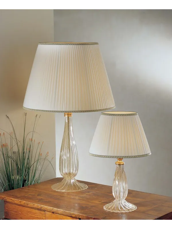 Acquista Ora Lume grande classico in vetro murano cristallo oro a 1 luce DP280