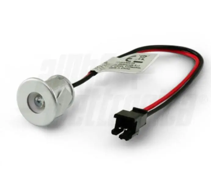 Promozione Faretto led da incasso Alpha Elettronica Suite 0,3W 12V 4000K grigio - JO388/020NW