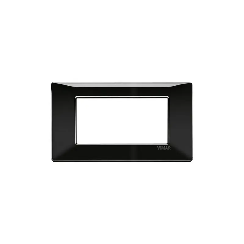 Miglior Prezzo vimar plana placca 4 moduli nero mostrina vimar 14654.05