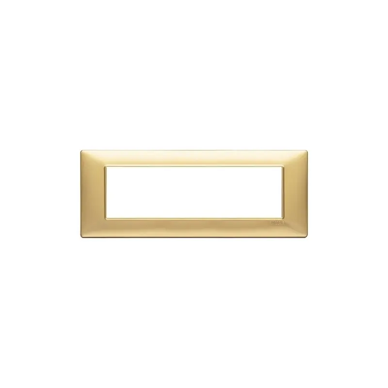 vimar plana placca 7 moduli oro opaco mostrina vimar 14657.25 Direttamente Dal Produttore
