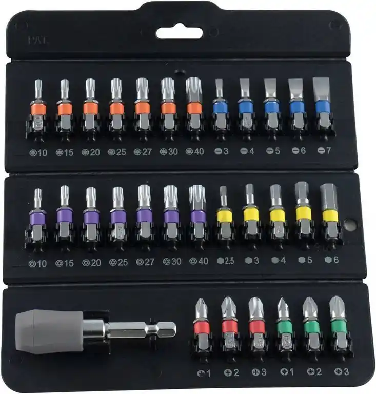 Miglior Prezzo SET 31 BITS 1/4" x 25 mm + PORTAINSERTI MAGNETICO