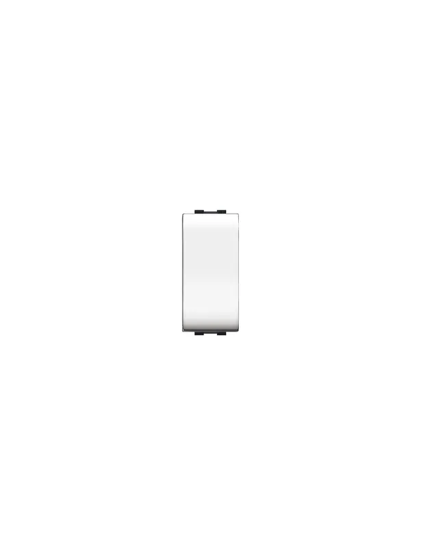 Popolare Interruttore elettrico unipolare 10A elettrocanali life 4000wh bianco