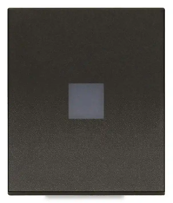 Ultime Pezzi Tasto intercambiabile allineato con diffusore Vimar Linea 2M nero - 31000.2DG