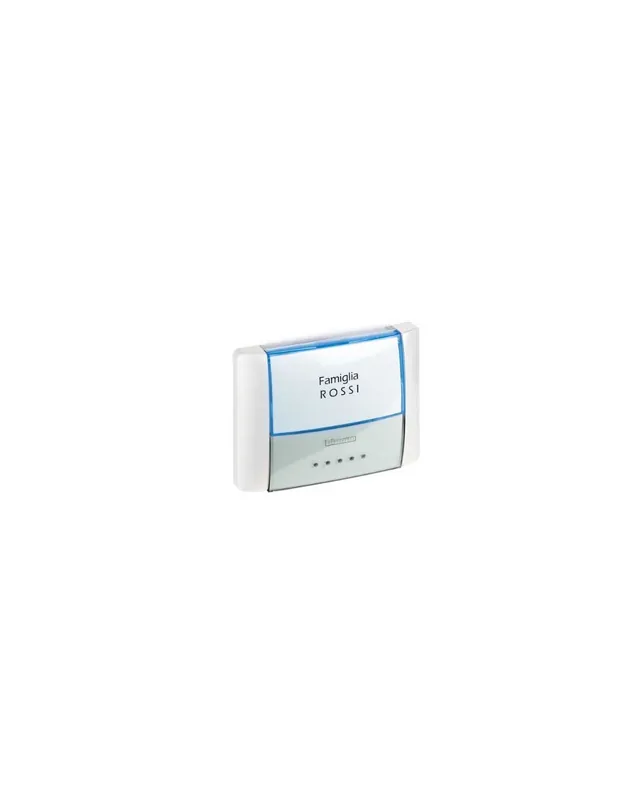 Pulsante targa IP55 bianco idrobox retroilluminato led integrato 26108N Bticino Professionale