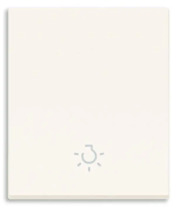 Tasto intercambiabile con simbolo basso luce Vimar Linea 2M bianco - 31000.2LB Ultime Pezzi