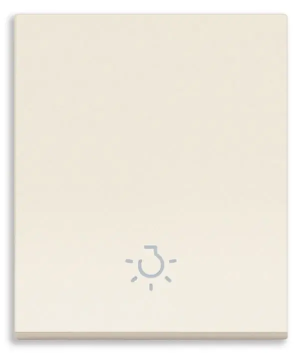 Tasto intercambiabile con simbolo basso luce Vimar Linea 2M canapa - 31000.2LC Esclusivo