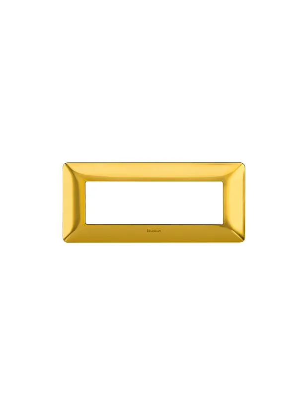 Saldi Placca Matix 6 posti oro satinato AM4806GOS Bticino