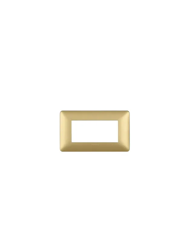Ultimissimo Modello Placca matix 4 posti colore gold AM4804MGL Bticino