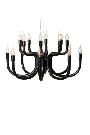Esclusivo Karman Snoob SE610AN INT lampada a sospensione in alluminio laccato nero