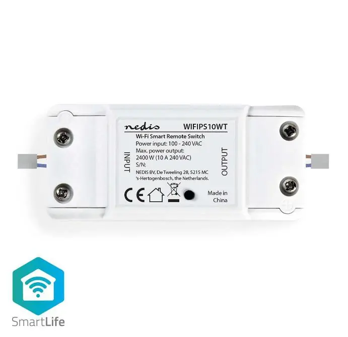 Super Prezzo Interruttore di accensione Nedis Smartlife Wi-fi 2400W - WIFIPS10WT