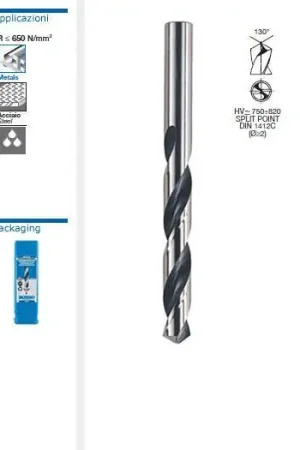 Compra Adesso PUNTA HSS DIN 338 RETTIFICATA Ø 5,75mm per metalli, ferro, acciaio