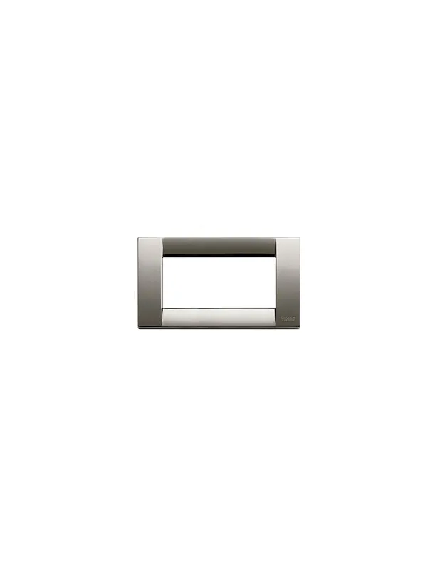Placca idea classica metallo 4m Cromo Nero 16734.31 vimar Reso Gratuito