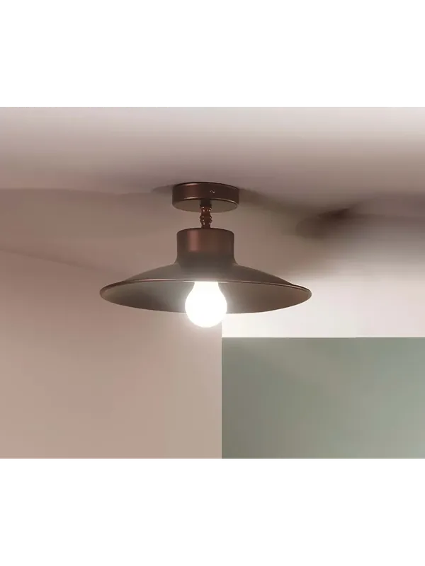 Subito Disponibile Plafoniera a soffitto rustica classica rame a 1 luce DP211