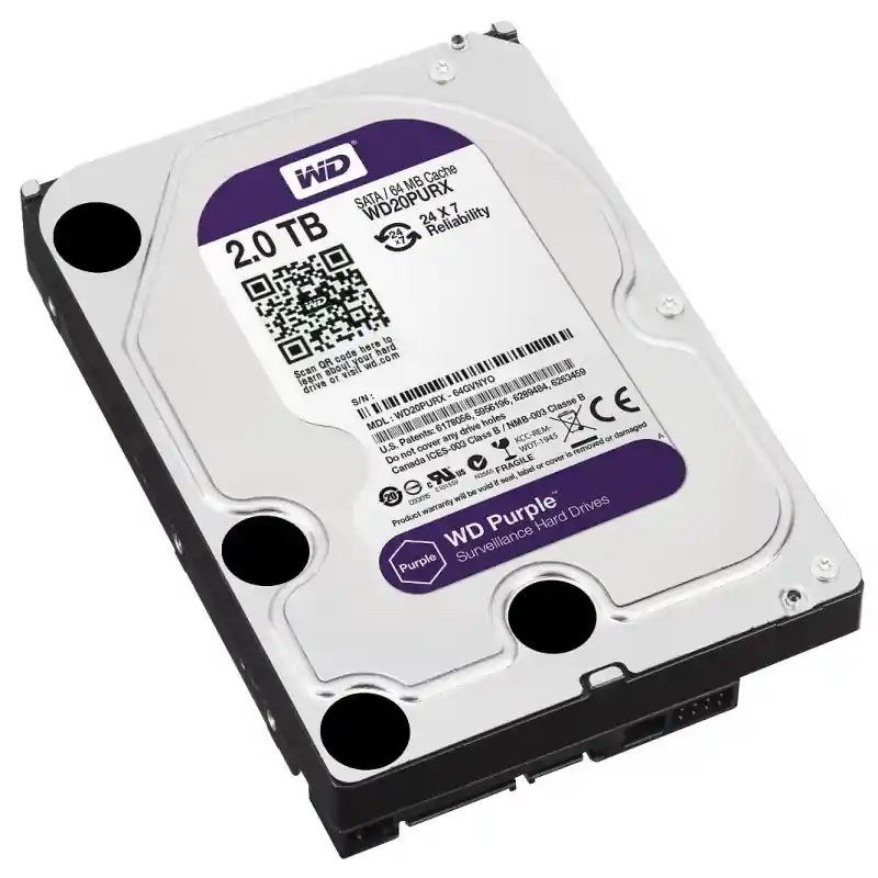 Vendita Finale hard disk western digital 3,5 2tb wd20 purz interno hd videosorveglianza purple 221035