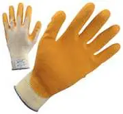 GUANTI GOMMA/LATTICE ARANCIO TG 9 Super Prezzo