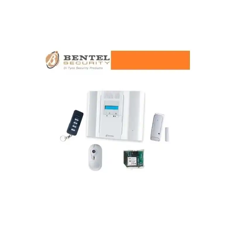 Solo Oggi centrale bentel antifurto allarme casa wireless kit bentel bw64-kv con gsm e accessori 64 zone