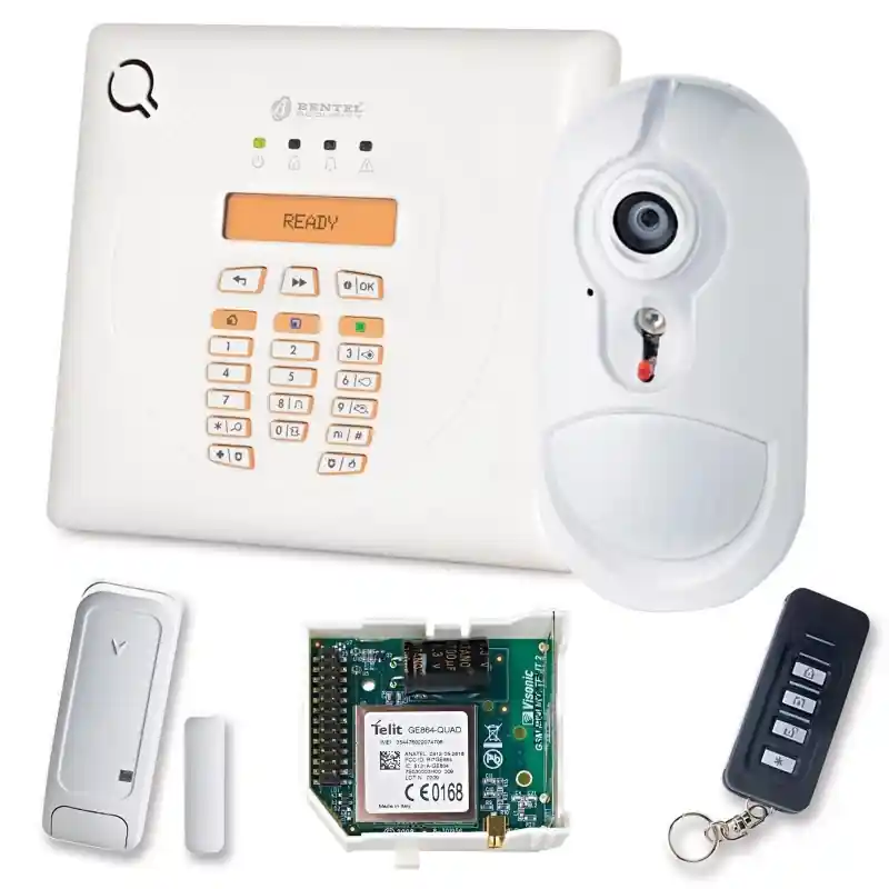 antifurto allarme con camera bentel security casa Kit wireless senza fili gsm bentelbw30-kv Popolare