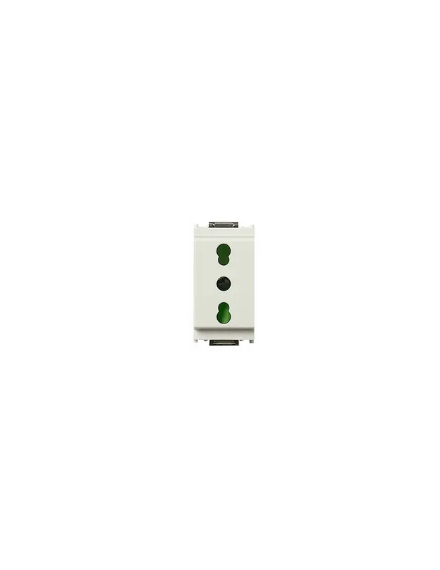 Presa elettrica bipasso 2p+t 16a p17/11 bianco idea vimar Nuovo Arrivo