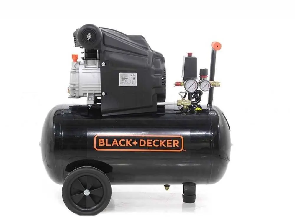 Ultime Pezzi COMPRESSORE COMPATTO Black&Decker BD 205/50, motore 2 HP - 50 LT